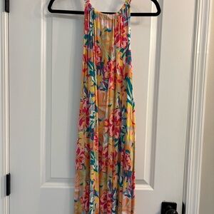 Time and Tru Floral Multicolor Midi Dress